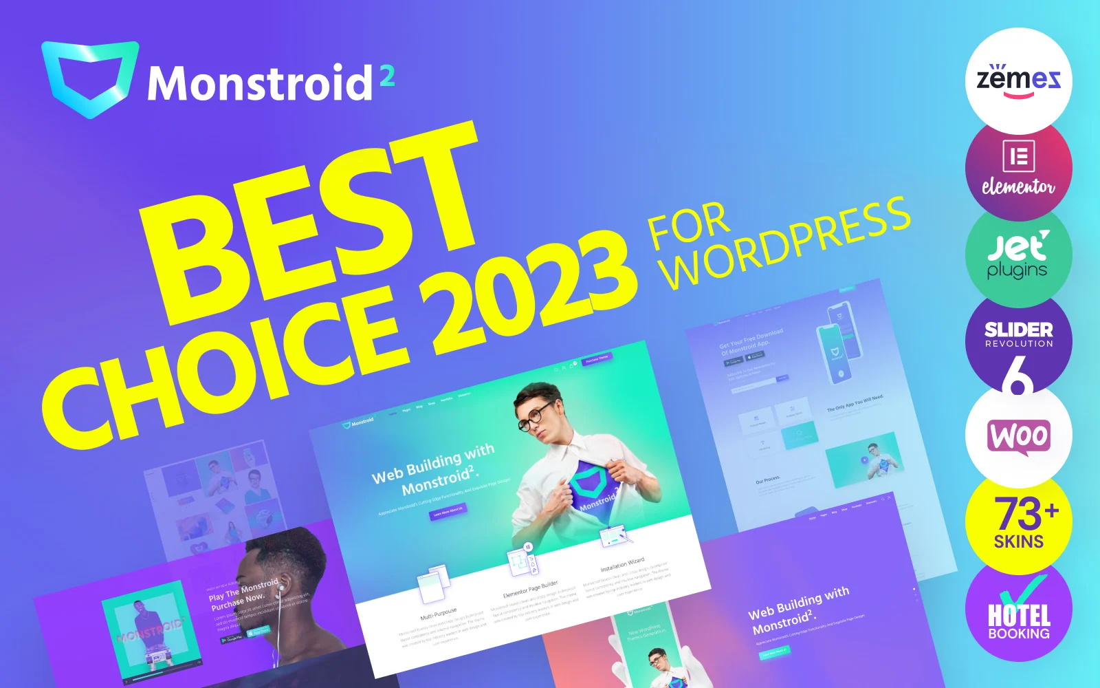 <b>Monstroid2多用途模块化WordPress Elementor主题</b>