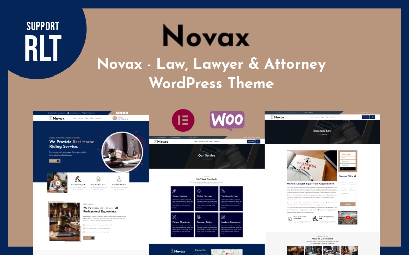 Novax法律和律师WordPress主题