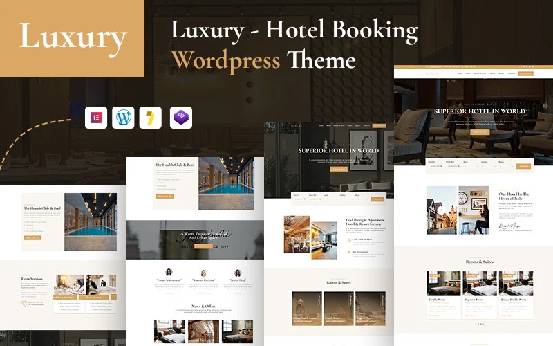 Luxury豪华酒店预订WordPress主题